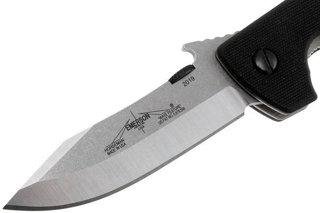 Emerson Mini CQC-8 Horseman Plain Edge, Stonewashed 5 Emerson Mini CQC-8 Horseman Plain Edge, Stonewashed - Image 3