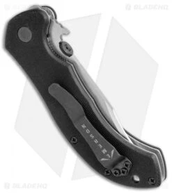 Emerson Appalachian Liner Lock Knife Black G-10 (3.7" Stonewash) APP-SF -Blade HQ Emerson Appalachian LL Black G 10 BHQ 96212 jr side