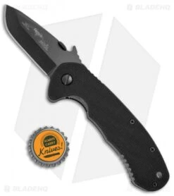 Emerson CQC-14 BT Snubby Liner Lock Knife Black G-10 (2.75" Black) -Blade HQ Emerson CQC 14 BT Snubby LL Black G 10 Black CQC 14BT BHQ 4994 jr bottlecap