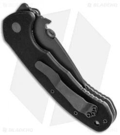 Emerson CQC-14 BT Snubby Liner Lock Knife Black G-10 (2.75" Black) -Blade HQ Emerson CQC 14 BT Snubby LL Black G 10 Black CQC 14BT BHQ 4994 jr side