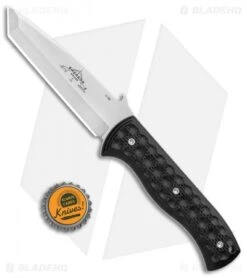 Emerson CQC-7 Fixed Blade Knife Black G-10 (4.2" Stonewash) CQC-7-SF -Blade HQ Emerson CQC 7 Black G 10 SW BHQ 80577 jr bottlecap