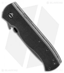 Emerson CQC-7AW BT Spear Point Knife W/ Wave (3.3" Black Plain) 7 Emerson CQC-7AW BT Spear Point Knife W/ Wave (3.3" Black Plain) -Blade HQ Emerson CQC 7AW BT SP Wave Black Plain BHQ 18465 jr spine