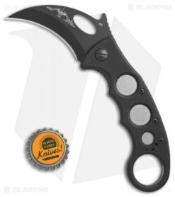 Emerson Combat Karambit BT Liner Lock Folder Knife (2.6" Black) 2003 -Blade HQ Emerson Combat Karambit BT black 2003 BHQ 71894 er size