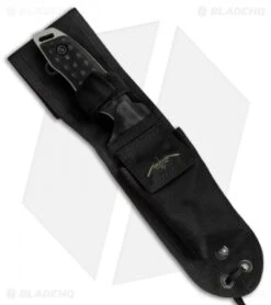 Emerson Government Mule Fixed Blade Knife Black G-10 (5" Stonewash Serr) 8 Emerson Government Mule Fixed Blade Knife Black G-10 (5" Stonewash Serr) -Blade HQ Emerson Government MuleBlack G10 SW Serr BHQ 81941 er sheath