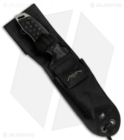 Emerson Government Mule Fixed Blade Knife Black G-10 (5" Stonewash Serr) 5 Emerson Government Mule Fixed Blade Knife Black G-10 (5" Stonewash Serr) - Image 3