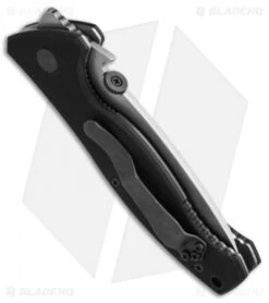 Emerson SOCFK-B SFS Special Operation Command Knife (3.375" Stonewash Serr) 7 Emerson SOCFK-B SFS Special Operation Command Knife (3.375" Stonewash Serr) -Blade HQ Emerson Journeyman SFS Tanto Black SW Serr SOCKFKB SFS BHQ 50344 jr side