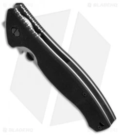 Emerson SOCFK-B SFS Special Operation Command Knife (3.375" Stonewash Serr) 6 Emerson SOCFK-B SFS Special Operation Command Knife (3.375" Stonewash Serr) -Blade HQ Emerson Journeyman SFS Tanto Black SW Serr SOCKFKB SFS BHQ 50344 jr spine