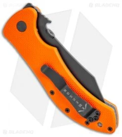 Emerson Market Skinner Liner Lock Knife Orange G-10 (3.9" Black) 7 Emerson Market Skinner Liner Lock Knife Orange G-10 (3.9" Black) -Blade HQ Emerson Market Skinner LL Orange G 10 Black BHQ 110499 jr side