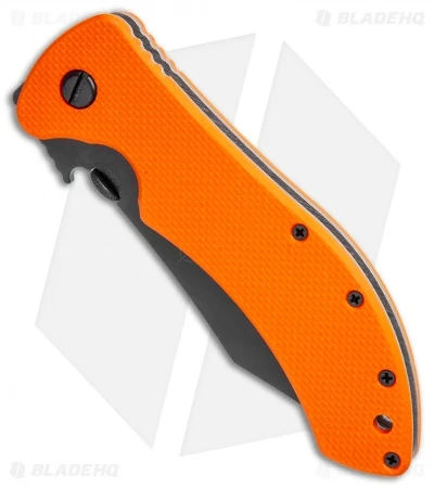 Emerson Market Skinner Liner Lock Knife Orange G-10 (3.9" Black) 4 Emerson Market Skinner Liner Lock Knife Orange G-10 (3.9" Black) - Image 2