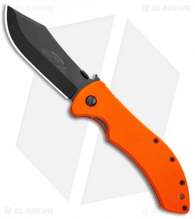 Emerson Market Skinner Liner Lock Knife Orange G-10 (3.9" Black) 3 Emerson Market Skinner Liner Lock Knife Orange G-10 (3.9" Black)
