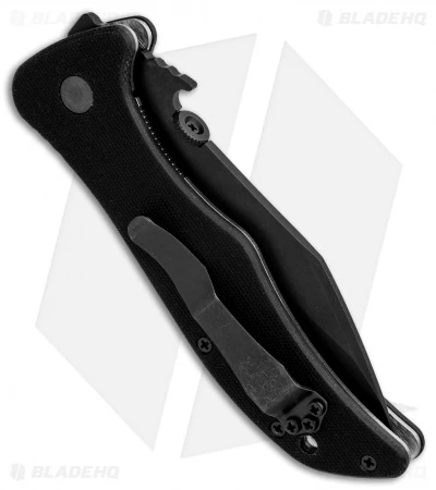 Emerson Seax Liner Lock Knife Black G-10 (3.9" Black) 5 Emerson Seax Liner Lock Knife Black G-10 (3.9" Black) - Image 3