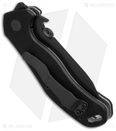 Emerson Bulldog BTS Knife Black G-10 (3.2" Black Serr) 4 Emerson Bulldog BTS Knife Black G-10 (3.2" Black Serr) - Image 2