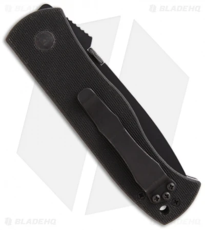 Emerson CQC-7B BT Folding Tanto Knife (3.3" Black Plain) 4 Emerson CQC-7B BT Folding Tanto Knife (3.3" Black Plain) - Image 2