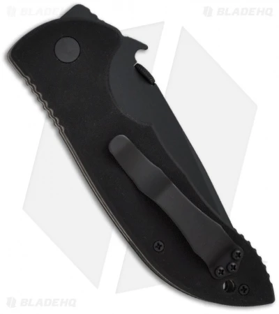 Emerson Commander BTS Folding Knife (3.75" Black Serr) 4 Emerson Commander BTS Folding Knife (3.75" Black Serr) - Image 2