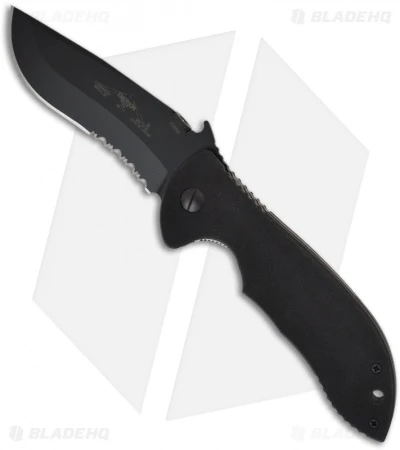 Emerson Commander BTS Folding Knife (3.75" Black Serr) 3 Emerson Commander BTS Folding Knife (3.75" Black Serr)