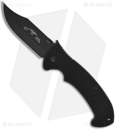 Emerson CQC-13BT Bowie Folding Knife (3.85" Black Plain) 3 Emerson CQC-13BT Bowie Folding Knife (3.85" Black Plain)