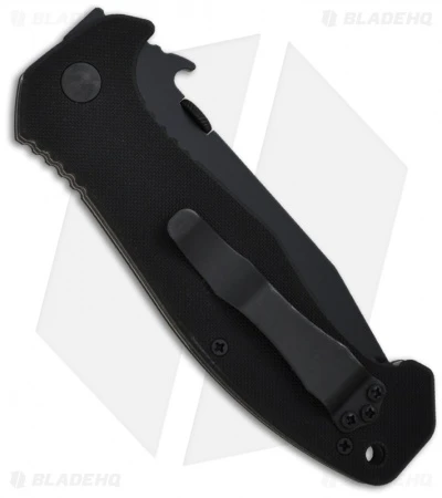 Emerson CQC-15 BT Knife Tanto W/ Wave (3.9" Black Plain) 4 Emerson CQC-15 BT Knife Tanto W/ Wave (3.9" Black Plain) - Image 2