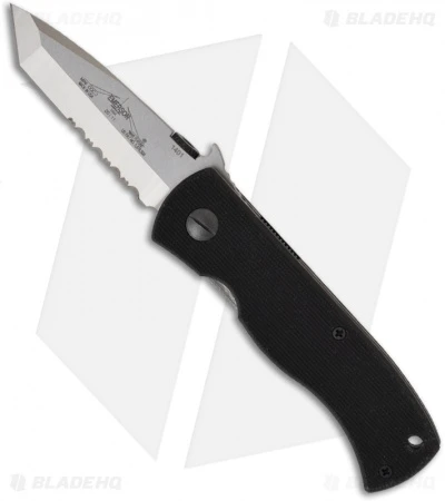 Emerson Mini CQC-7 Knife W/ Wave (2.9" Stonewash Serr) CQC7 3 Emerson Mini CQC-7 Knife W/ Wave (2.9" Stonewash Serr) CQC7