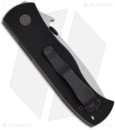 Emerson CQC-7BW SFS Tanto Knife W/ Wave (3.3" Stonewash Serr) 4 Emerson CQC-7BW SFS Tanto Knife W/ Wave (3.3" Stonewash Serr) - Image 2