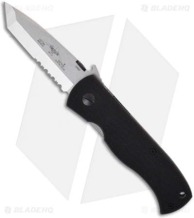 Emerson CQC-7BW SFS Tanto Knife W/ Wave (3.3" Stonewash Serr) 3 Emerson CQC-7BW SFS Tanto Knife W/ Wave (3.3" Stonewash Serr)