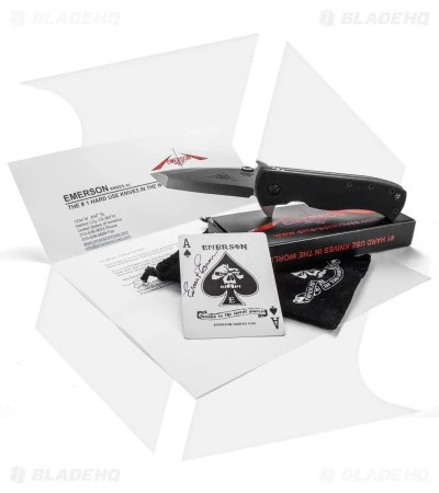 Emerson CQC-7 Flipper Tanto Knife (3.3" Stonewash) SF 6 Emerson CQC-7 Flipper Tanto Knife (3.3" Stonewash) SF - Image 4