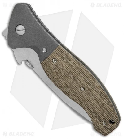 Emerson Custom CQC-11 Liner Lock Knife Micarta/Ti (4" Satin) 4 Emerson Custom CQC-11 Liner Lock Knife Micarta/Ti (4" Satin) - Image 2