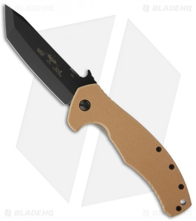 Emerson Roadhouse BT Desert Tan G-10 Folding Knife (3.8" Black Plain) 3 Emerson Roadhouse BT Desert Tan G-10 Folding Knife (3.8" Black Plain)