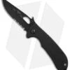 Emerson Endeavor BTS Wave Knife Black G-10 (3.4" Black Serr) USA 1 Emerson Endeavor BTS Wave Knife Black G-10 (3.4" Black Serr) USA -Blade HQ emerson endeavor bw bts black serrated