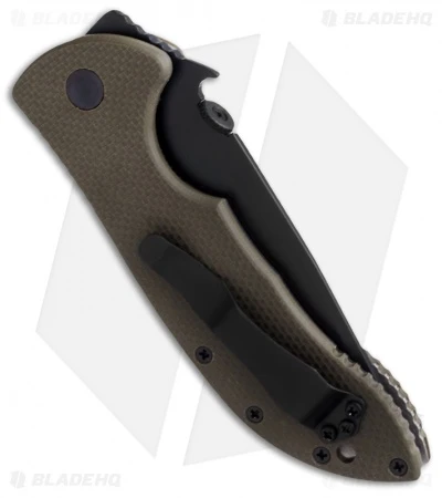 Emerson Jungle Commander BT Knife Jungle Green G10 (3.75" Black Serr) 4 Emerson Jungle Commander BT Knife Jungle Green G10 (3.75" Black Serr) - Image 2