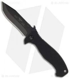Emerson Mini CQC-15 BT Knife Tanto W/ Wave (3.5" Black Plain)