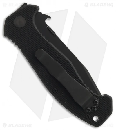Emerson Mini CQC-15 BT Knife Tanto W/ Wave (3.5" Black Plain) 4 Emerson Mini CQC-15 BT Knife Tanto W/ Wave (3.5" Black Plain) - Image 2