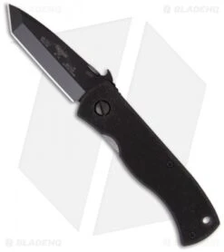Emerson Mini CQC-7 Knife W/ Wave (2.9" Black Plain) CQC7BW BT