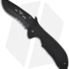 Emerson Mini Commander BTS Knife W/ Wave (3.4" Black Serr) 2 Emerson Mini Commander BTS Knife W/ Wave (3.4" Black Serr) -Blade HQ emerson mini commander bts