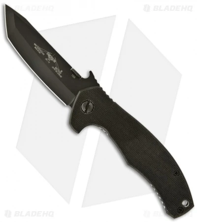 Emerson Mini Roadhouse BT Black G-10 Folding Knife (3.4" Black Plain) 3 Emerson Mini Roadhouse BT Black G-10 Folding Knife (3.4" Black Plain)