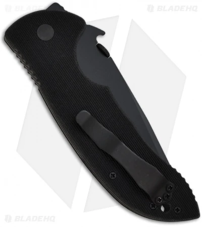 Emerson Super Commander BTS Knife W/ Wave (4" Black Serr) 4 Emerson Super Commander BTS Knife W/ Wave (4" Black Serr) - Image 2