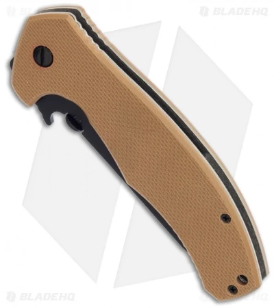 Emerson Super Roadhouse BTS Knife Desert Tan G-10 (4.2" Black Serr) 5 Emerson Super Roadhouse BTS Knife Desert Tan G-10 (4.2" Black Serr) - Image 3