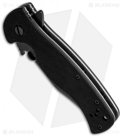 Emerson Rangemaster Sheepdog Spear Point Flipper Knife (3.5" Black Serr) 4 Emerson Rangemaster Sheepdog Spear Point Flipper Knife (3.5" Black Serr) - Image 2