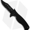 Emerson Rangemaster Sheepdog Bowie Flipper Knife (3.5" Black Serr) 1 Emerson Rangemaster Sheepdog Bowie Flipper Knife (3.5" Black Serr) -Blade HQ emerson sheepdog bowie bts cm