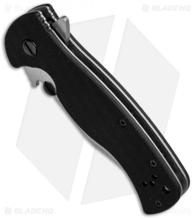 Emerson Rangemaster Sheepdog Bowie Flipper Knife (3.5" Stonewash Serr) 4 Emerson Rangemaster Sheepdog Bowie Flipper Knife (3.5" Stonewash Serr) - Image 2