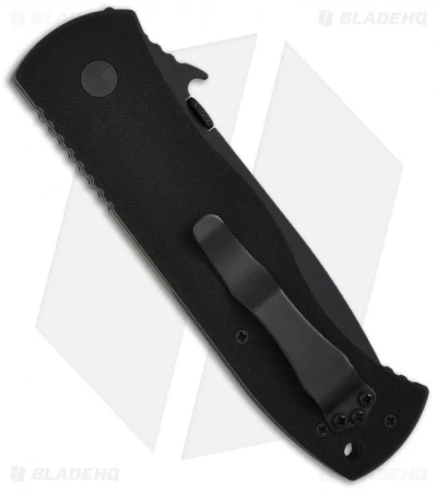 Emerson Super CQC-7 BT Tanto Knife W/ Wave (3.78" Black Plain) CQC7BT 4 Emerson Super CQC-7 BT Tanto Knife W/ Wave (3.78" Black Plain) CQC7BT - Image 2