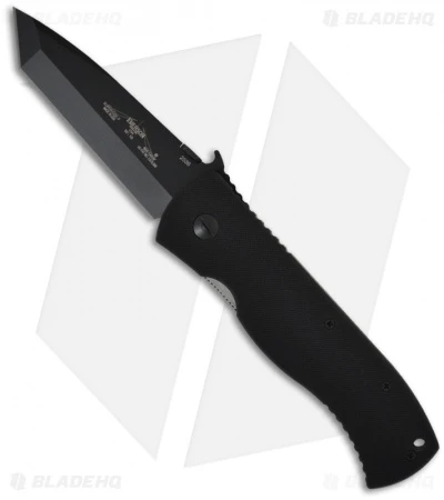 Emerson Super CQC-7 BT Tanto Knife W/ Wave (3.78" Black Plain) CQC7BT 3 Emerson Super CQC-7 BT Tanto Knife W/ Wave (3.78" Black Plain) CQC7BT