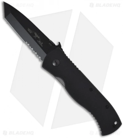 Emerson Super CQC-7 BTS Tanto Knife W/ Wave (3.78" Black Serr) CQC7BTS 3 Emerson Super CQC-7 BTS Tanto Knife W/ Wave (3.78" Black Serr) CQC7BTS