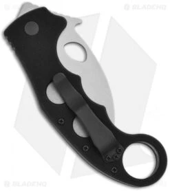 Emerson Super Karambit SF Knife (3.4" Stonewash Plain) 7 Emerson Super Karambit SF Knife (3.4" Stonewash Plain) -Blade HQ emerson super karambit sf folder black stonewash back
