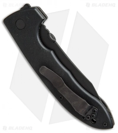 Vintage Emerson CQC-8 Bowie Liner Lock Knife G-10 (3.9" Black) 2004 *Collection* 5 Vintage Emerson CQC-8 Bowie Liner Lock Knife G-10 (3.9" Black) 2004 *Collection* - Image 3